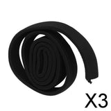 Maxbell 3x1M Anti Aging Thermal Insulation Pipe Tube Sleeve For Hydration  Black