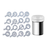 Maxbell Flour Sifter Portable Stainless Steel Powder Shaker for Chocolate Home M