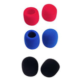 Maxbell 3 Pairs of Microphone Audio Mic Windshield Wind Shield Sponge Foam Grill Cover