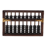 Professional 9 Column Abacus Calculator with Reset Button Craftsmanship - Aladdin Shoppers