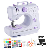 Maxbell Household Sewing Machine with Thread Cutting Compact Portable Sewing Machine