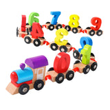 Maxbell Magnetic Number Train Set Educational Toys for Kids 1 2 3 Year Olds Toddlers 11Pcs