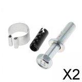 Maxbell 2xShift Linkage Pin C-Clip Bolt for Honda Civic D-Series 5-Speed 1988-2000