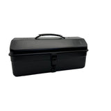 Maxbell Metal Tools Box Easy Access Hardware Storage Multifunctional Tools Organizer Black