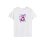 Maxbell Maxbell Women's T Shirt Summer Trendy Crewneck Shirt for Traveling Vacation Shopping XXL White