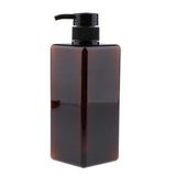Maxbell Maxbell Empty Plastic Shampoo Conditioner Pump Bottle Refillable Container 650ml Dark Brown