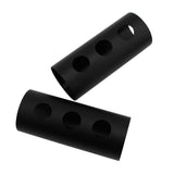 Maxbell 2 Pieces Front Shock Fork Guard Cover Wrap Black Protector for Trimpion Three holes