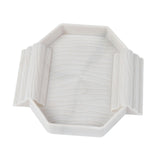 Maxbell Turtle Bathing Pool with Double Ladder Reptile Water Dish for Bearded Dragon White
