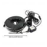 Car light-emitting diode Mood Light, Waterproof Voice Control, radiant glow, Multicolor RGB APP Control 2x100cm 2x150cm