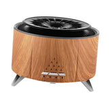 Flame Humidifier Birthday Office Farmhouse Desk Aroma Essential Oil Diffuser Wood