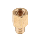 Maxbell 2x1/8NPT to 1/8 BSPT Brass Fuel Pressure Gauge Connector Quick Connect Fitting