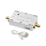 Maxbell 50M-6GHz RF Amplifier for FM Radio Aluminum Alloy Low Noise Amplifier Module 20dB