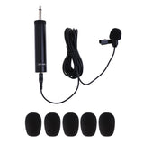 Maxbell Musical Instruments Lavalier Lapel Tie Clip Microphone+Microphone Foam Cover