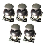 Maxbell 5pcs 5-Pin XY Dual Axis Joystick Thumb Stick Module Game Control for