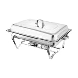 Maxbell Buffet Warmer Set Stainless Steel Food Warmer Set for Events Wedding Banquet 1 Grid