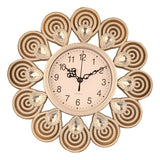 Maxbell Wall Clock Rhinestone Easy to Read Hanging Clock for Kitchen Office Bathroom Style B