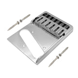 Brass Guitar Bridge Luthier Tool Equipment DIY Projects Replacement Silver