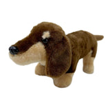 Maxbell Dachshund Doll Creative Plush Animal Figures for New Year Girlfriend Holiday Dark Brown