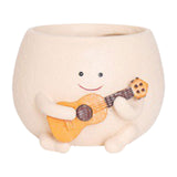 Maxbell Smile Face Planter Gift Home Decoration Flowerpot for Office Patio Entryway