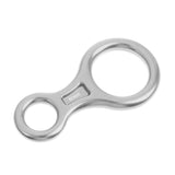 Maxbell 35KN Figure 8 Climbing Mountaineering Rappelling Ring Belay Device Silver - Aladdin Shoppers