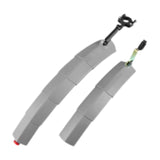 Maxbell Bike Fenders Easy Installation Front and Rear Mud Guards for Mountain Biking Gray