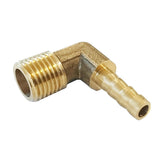 Maxbell 2pcs/set Brass Barb Fitting Male Elbow 90 Degree NPT 1/4" Hose Connector - Aladdin Shoppers