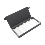Maxbell Glasses Display Case Portable Sunglasses Organizer for Shop Hosuehold Drawer Grey
