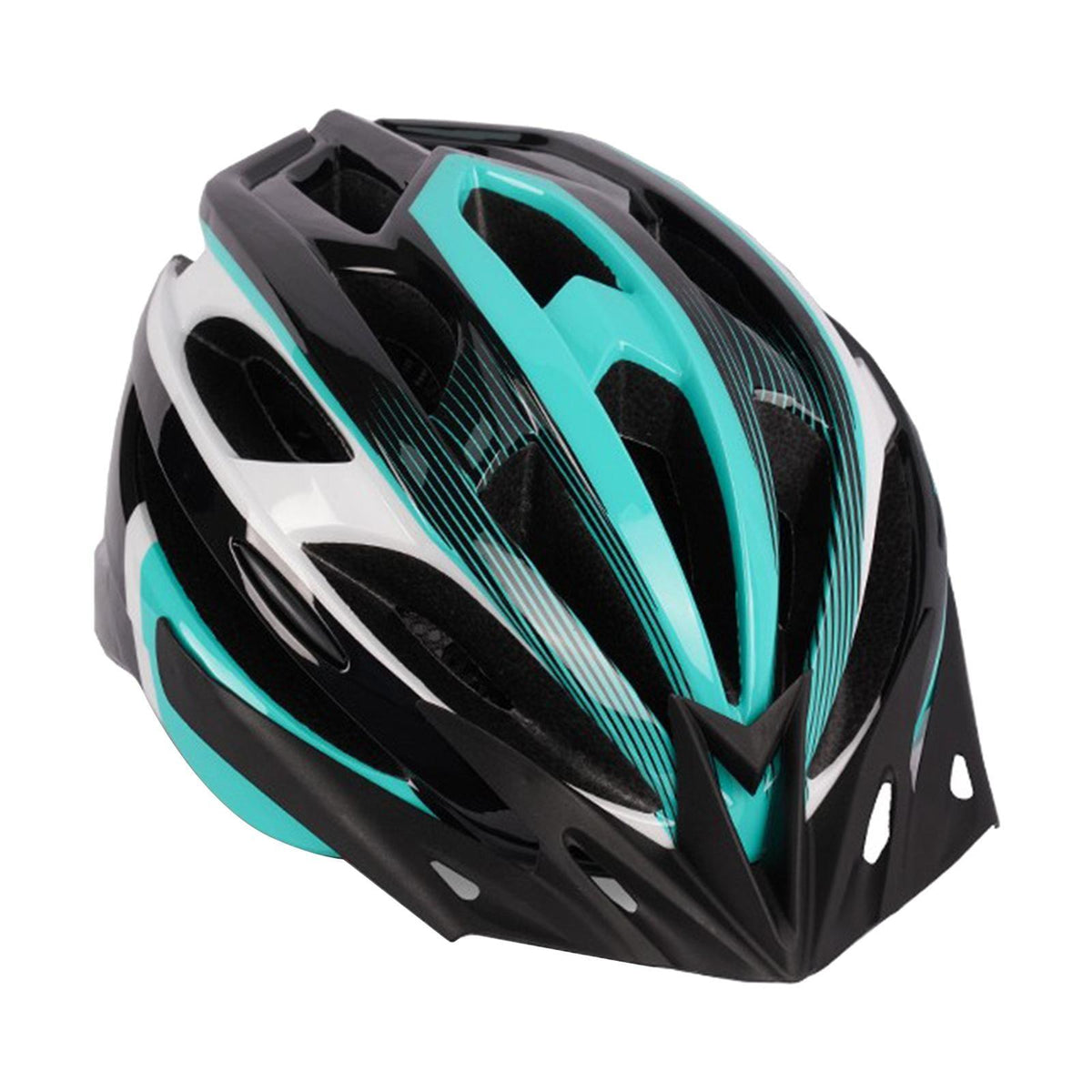 Maxbell Maxbell Adults Safety Helmet with Light for Cycling Roller Skating Biking Blue
