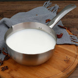 Maxbell Stainless Steel Sauce Pan Nonstick Milk Pan Kitchen Tools 18x8cm - Aladdin Shoppers