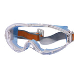 Maxbell Goggles Lightweight for Adults Comfortable to Wear Clear Lens Eye Protection Blue
