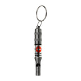 Maxbell 2xMini Emergency Survival Whistle Keychain Outdoor Camping Hiking Tool Grey