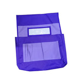 Maxbell Chair Back Pocket Storage Bag Chair Bag for Office School Supplies Preschool Purple