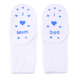 Maxbell Maxbell Cotton Baby Socks Candy Color Anti Slip Socks Newborn Toddler 0-2T Blue