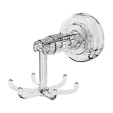 Maxbell 360° Rotating Hooks 6 Claws Easy to Use Stylish Strong Suction Kitchen Hooks Silver