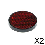 Maxbell 2xCar Truck Motorcycle Bicycle Tailer Reflector Light Reflective Strips Red