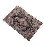 Maxbell Black Miniatures Dollhouse Carpet Furniture Doll House Rug