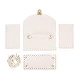 Maxbell Bag Bases for Crochet Craft Bottom Shaper Pad for Handbag Underarm Bag Women White