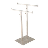 Maxbell Purse Display Stand with Adjustable Height Handbag Display Stand for Display double T