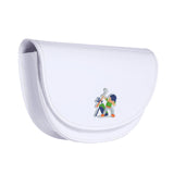 Golf Rangefinder Case PU Leather Portable Golfer Gift Rangefinder Carry Bag White