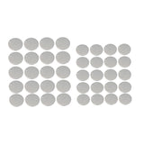 Maxbell 40 Pieces Stainless Steel Charms Findings Jewelry Making Blank Tags 2 Size