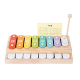 Maxbell 2 in 1 Baby Piano Xylophone Musical Learning Instruments for Girls Boys Baby