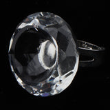 Maxbell Maxbell 2-in-1 Crystal Ring Pigment Cup Adhesive Holder Lash Extension Tools Clear