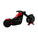 Maxbell Motorcycle Pizza Cutter Sturdy Easy Clean Antirust for Party Bakery Pancakes