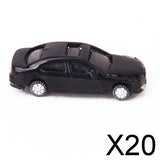 Maxbell 20x50pcs Painted Model Cars Building Train Layout Scale N (1 to 150)