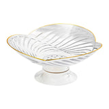 Maxbell Fruit Bowl with Draining Holes for Table Countertop Dinning Room Living Room white