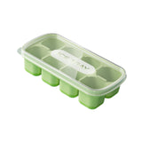 Maxbell Ice Cube Tray Freezer Ice Cubes Compartment for Juice Summer Beverage Coffee Green