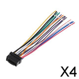 Maxbell 4x16 Pin Car Radio Stereo Speaker Wire Harness Plug for Alpine CDA-9887