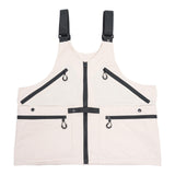 Maxbell Fly Fishing Vest Pack Jacket for Outdoor Activities Hiking for Men and Women White