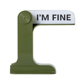 Maxbell Flip Signs Desk Decor Office Gift Crafts Feelings Signs with Emotional Words Green