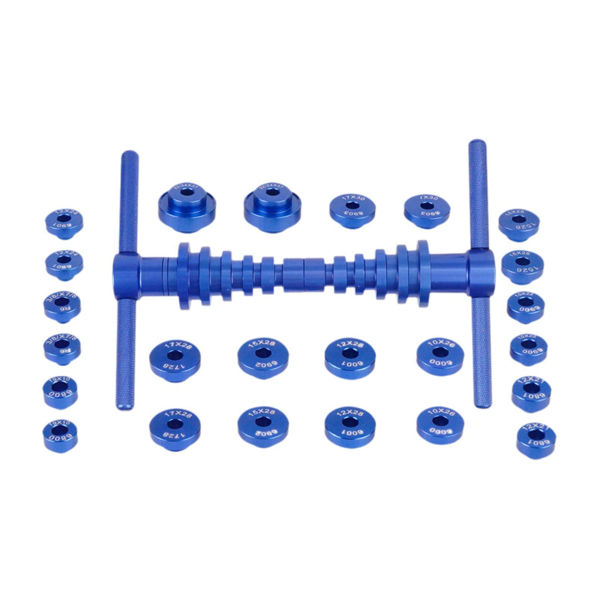 Maxbell Bike Hub BB Axis Installation Set Sturdy for Wheels Blue Tapered Press Block